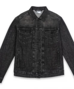Lizoy Denim Vintage Jacket - Black Apparel