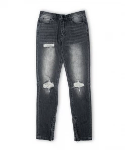 Lizoy Denim Jeans - Washed Black Apparel