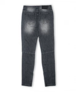 Lizoy Denim Jeans - Washed Black Apparel