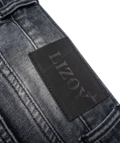 Lizoy Denim Jeans - Washed Black Apparel