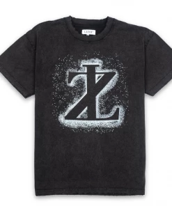 Lizoy Logo Tee - Washed Black