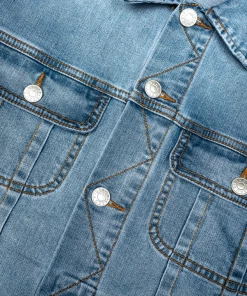 Apparel Lizoy Denim Vintage Jacket - Blue