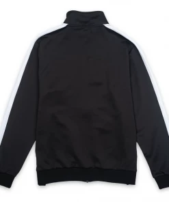 Lizoy Stripe Arm Track Jacket - Black/White Apparel