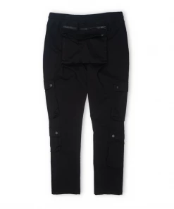 Lizoy Washed Cargo Pant - Black Apparel