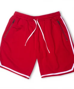 Lizoy Mid Weight Shorts - Red Apparel