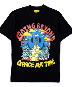 Market Smiley Beyond Space And Time Tee - Black