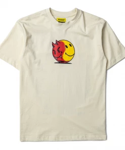 Market Smiley Good Vs Evil Tee - Cream Latest