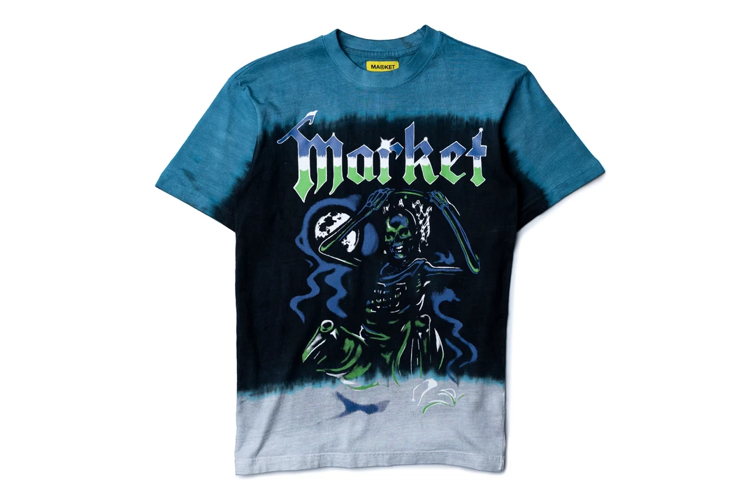 Market Killing The Game Tee - Blue Tie-Dye 1 Market Killing The Game Tee - Blue Tie-Dye