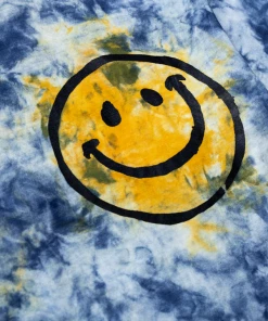 Market Smiley Sun Dye Tee - Blue Tie-Dye Latest