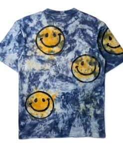 Market Smiley Sun Dye Tee - Blue Tie-Dye Latest