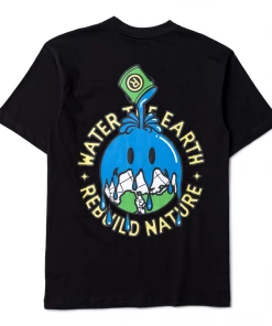 Market Smiley Water The Planet Tee - Black
