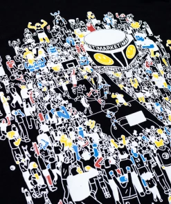 Market Smiley World BBall Game Tee - Black Latest