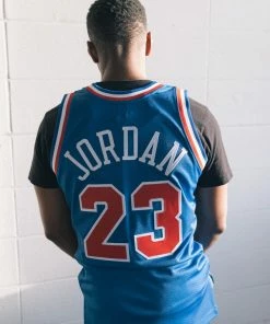 Latest Mitchell & Ness All Star East '93 Michael Jordan Authentic Jersey - Blue