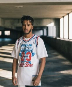 Mitchell & Ness All Star East '91 Michael Jordan Authentic Jersey - White Latest