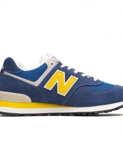New Balance ML574OR2 - Navy/Yellow Latest