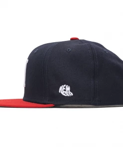 New Era Milwaukee Braves 59FIFTY Fitted Hat - Navy/Red Latest