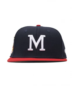 New Era Milwaukee Braves 59FIFTY Fitted Hat - Navy/Red Latest