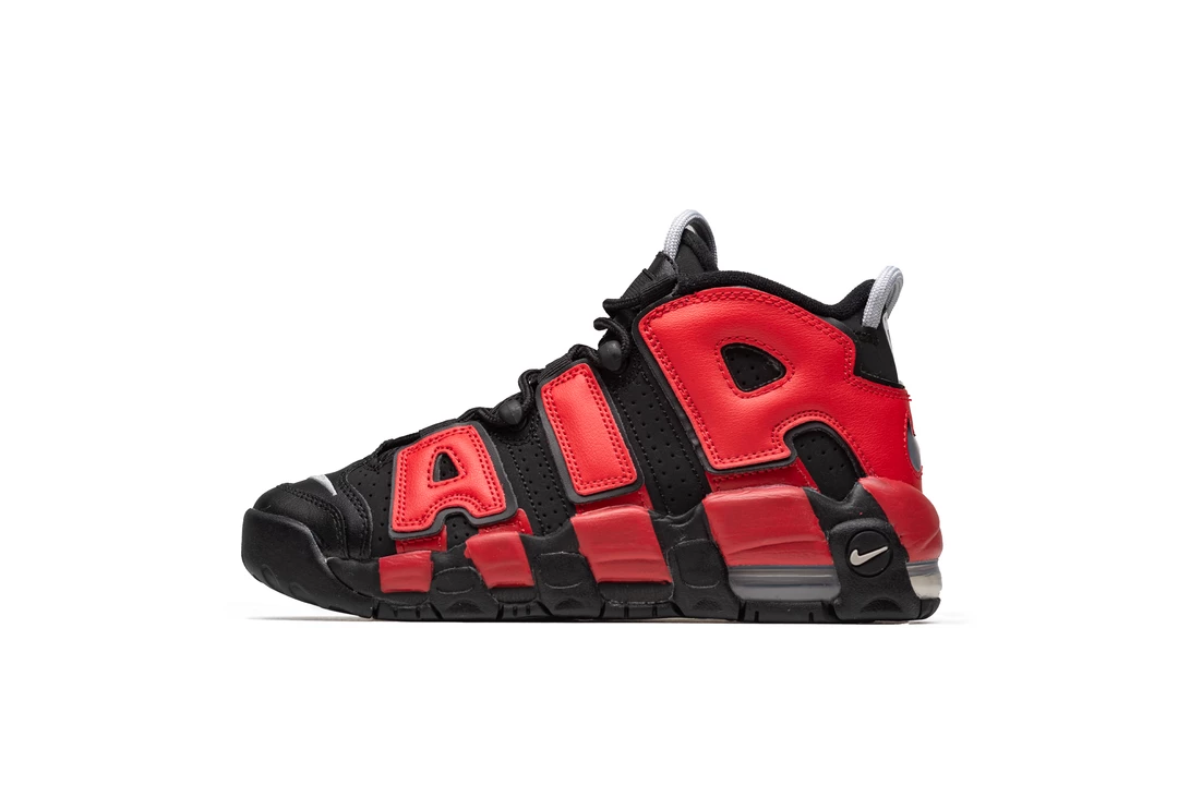 Nike Air More Uptempo (GS) - Black/University Red/Midnight Navy 1 Nike Air More Uptempo (GS) - Black/University Red/Midnight Navy
