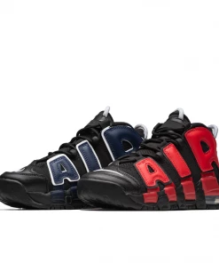 Nike Air More Uptempo (GS) - Black/University Red/Midnight Navy 7 Nike Air More Uptempo (GS) - Black/University Red/Midnight Navy