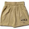 WMNS Nike Sportswear Fleece Shorts - Wheat Grass/Dark Chocolate