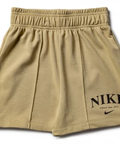 WMNS Nike Sportswear Fleece Shorts - Wheat Grass/Dark Chocolate