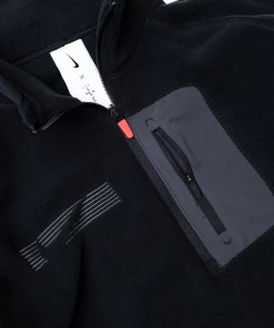 Nike X CACT.US CORP 1/4 Zip Top - Black/Anthracite