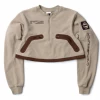 Latest WMNS Nike X CACT.US CORP Pullover Crew Sweatshirt - Khaki