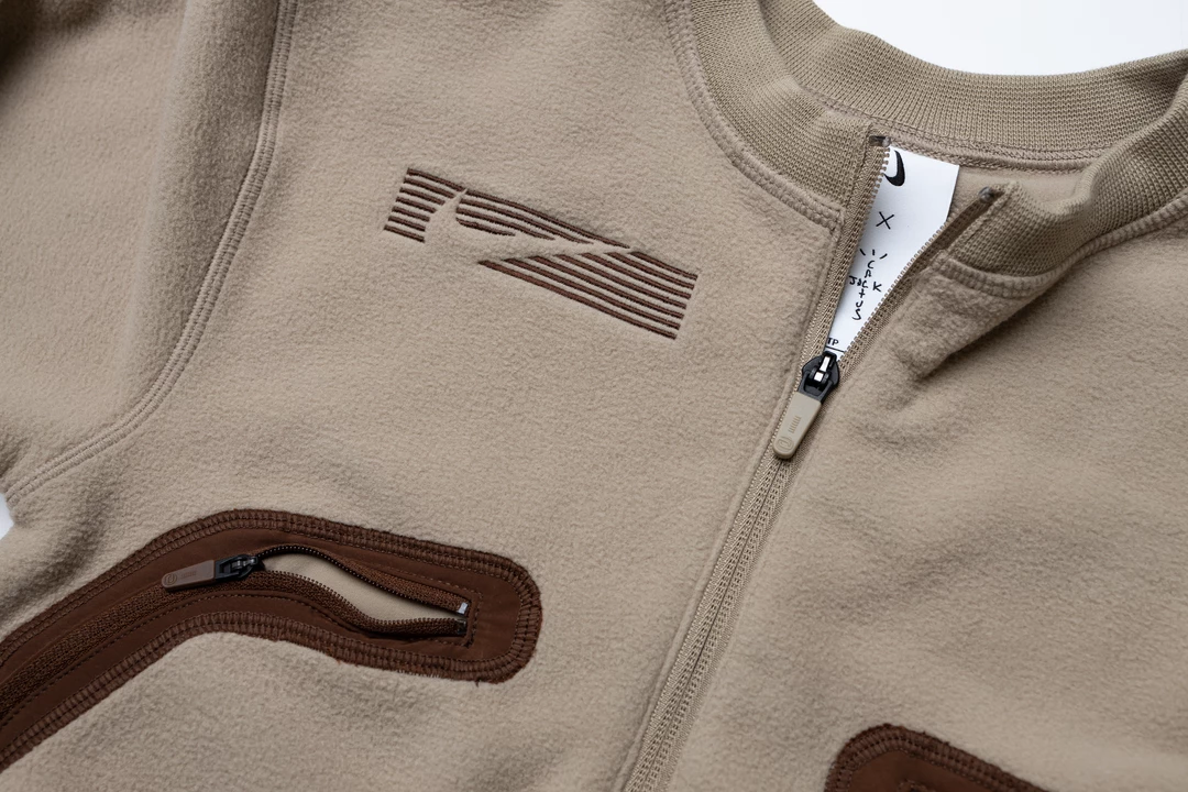 Latest WMNS Nike X CACT.US CORP Pullover Crew Sweatshirt - Khaki 2 Latest WMNS Nike X CACT.US CORP Pullover Crew Sweatshirt - Khaki