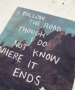 Latest One Of These Days Follow The Road L/S Tee - Bone