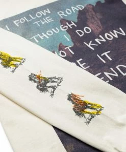 Latest One Of These Days Follow The Road L/S Tee - Bone