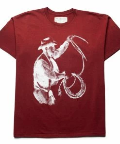 One Of These Days Where The West Has Gone Tee - Burgundy Latest