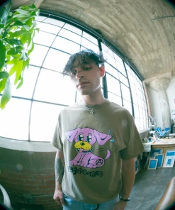 Pleasures Ruff Tee - Safari Green