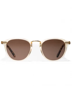 Latest Krewe Perry Polarized Sunglasses - Champagne/Rue Tortoise/Amber