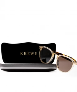 Latest Krewe Perry Polarized Sunglasses - Champagne/Rue Tortoise/Amber