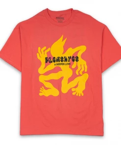 Pleasures BPMS Tee - Coral