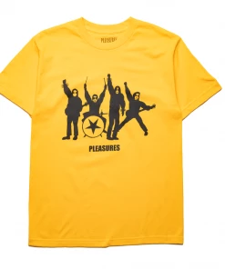 Pleasures Anguish Tee - Gold