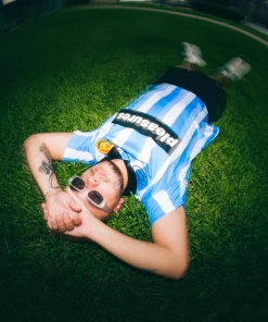 Pleasures Penalty Soccer Jersey - Blue