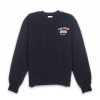 Sneaker Politics Politics American Flag Crewneck - Black