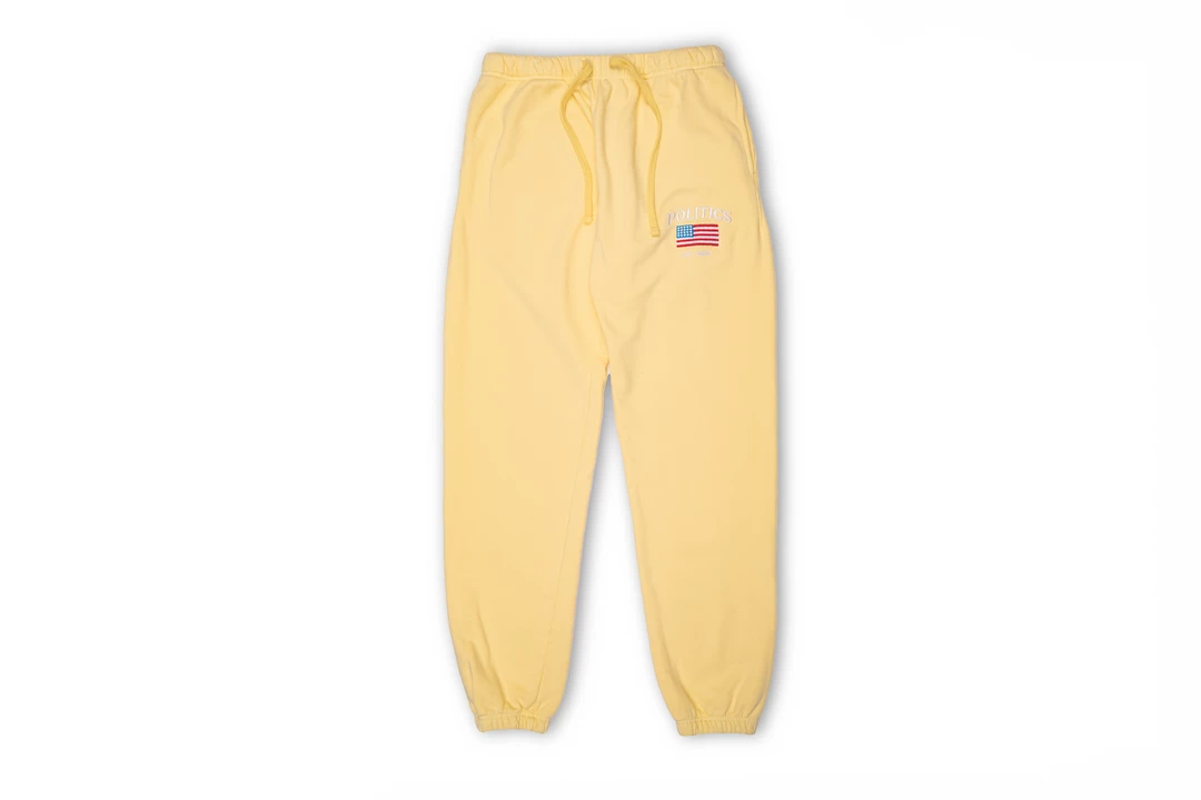 Sneaker Politics Politics American Flag Sweatpants - Yellow Latest 1 Sneaker Politics Politics American Flag Sweatpants - Yellow Latest