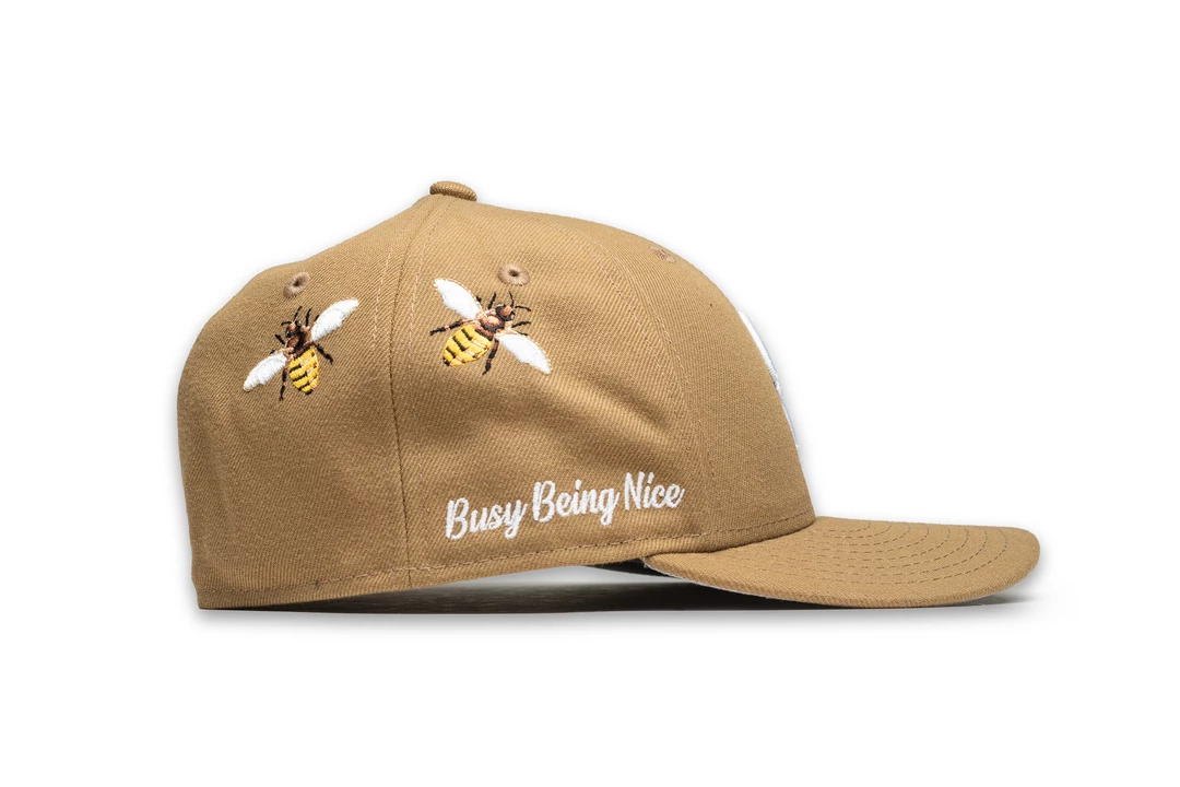 Sneaker Politics Politics X New Era Busy Being Nice Low Pro 59FIFTY Fitted Hat - Khaki 2 Sneaker Politics Politics X New Era Busy Being Nice Low Pro 59FIFTY Fitted Hat - Khaki