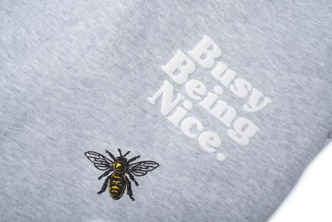 Sneaker Politics Latest Politics Busy Being Nice Sweatpants - Heather Grey 3 Sneaker Politics Latest Politics Busy Being Nice Sweatpants - Heather Grey