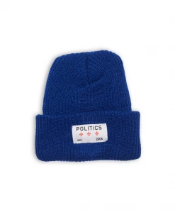 Sneaker Politics Latest Politics Fleur De Lis Beanie - Blue