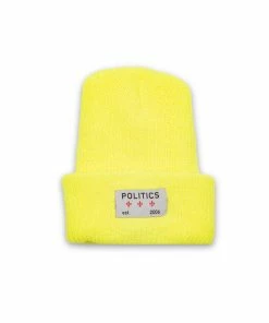 Sneaker Politics Politics Fleur De Lis Beanie - Yellow Latest