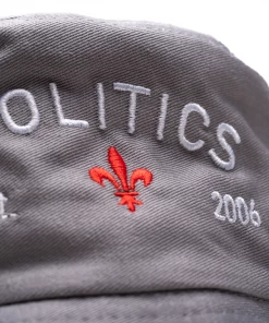 Sneaker Politics Politics Fleur De Lis Bucket Hat - Grey