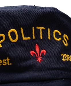 Sneaker Politics Latest Politics Fleur De Lis Bucket Hat - Navy