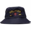 Sneaker Politics Latest Politics Fleur De Lis Bucket Hat - Navy