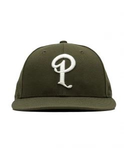 Sneaker Politics Politics X New Era Low Pro 59FIFTY Fitted Hat - Olive/Chrome