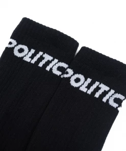 Sneaker Politics Politics Core Tube Socks - Black/White Latest