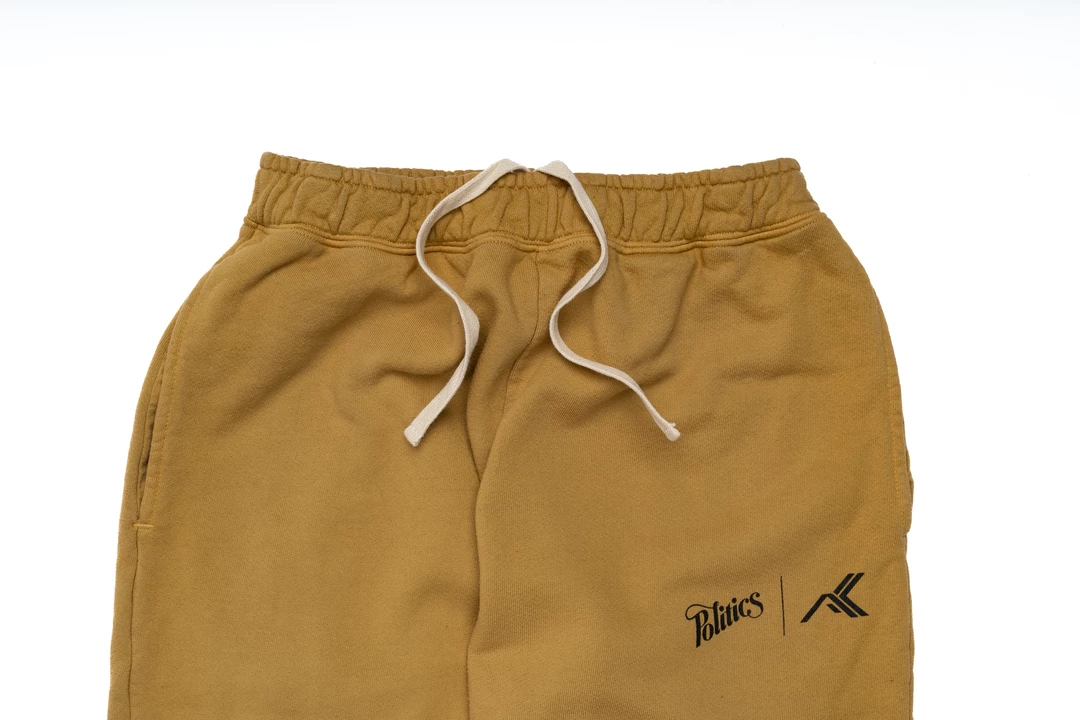 Sneaker Politics Politics X Alvin Kamara X Standard Issue Drip Sweatpants - Saints Old Gold/Black Latest 3 Sneaker Politics Politics X Alvin Kamara X Standard Issue Drip Sweatpants - Saints Old Gold/Black Latest