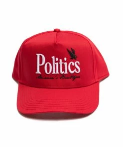 Sneaker Politics Latest Politics 'Eagle 7917' Snapback Hat - Red